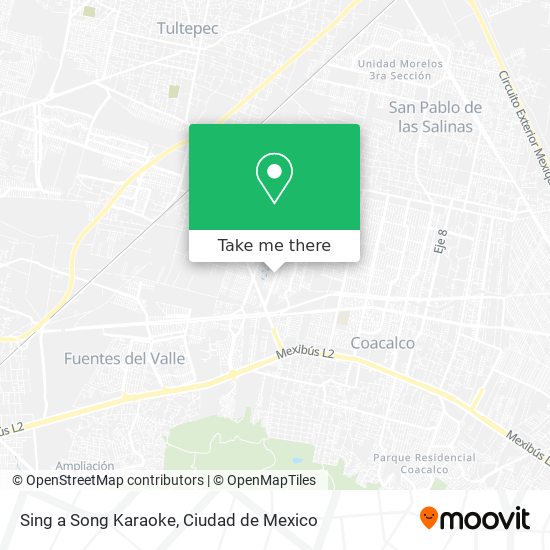 Mapa de Sing a Song Karaoke