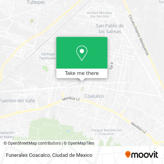 Funerales Coacalco map