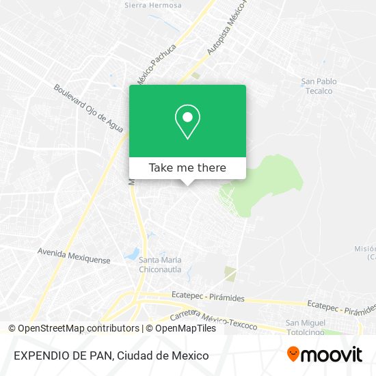 Mapa de EXPENDIO DE PAN