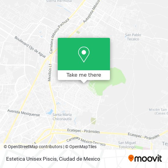 Estetica Unisex Piscis map
