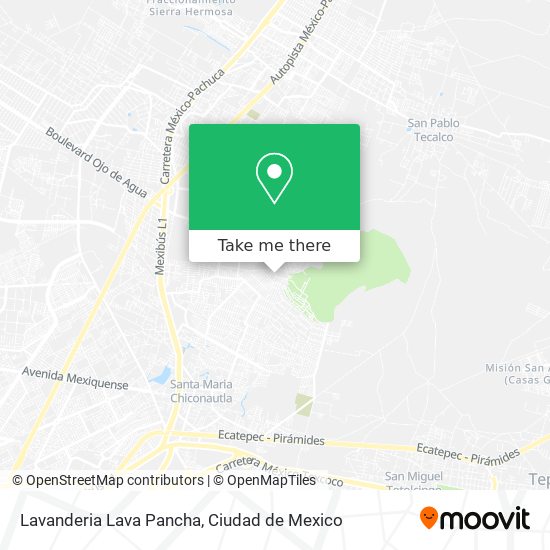Mapa de Lavanderia Lava Pancha