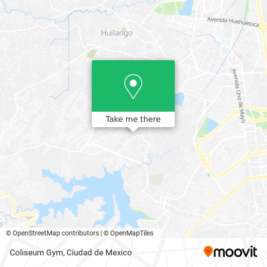 Mapa de Coliseum Gym