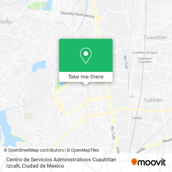 Mapa de Centro de Servicios Administrativos Cuautitlan Izcalli