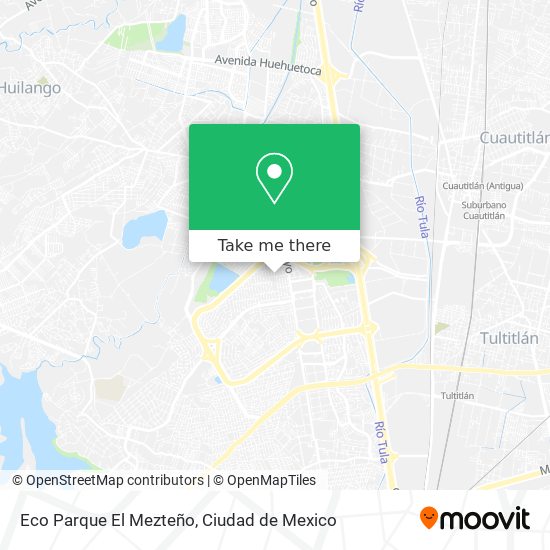 Eco Parque El Mezteño map