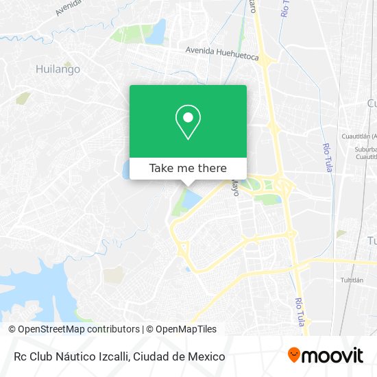 Mapa de Rc Club Náutico Izcalli