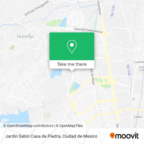 Mapa de Jardin Salon Casa de Piedra