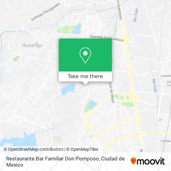 Mapa de Restaurante Bar Familiar Don Pomposo