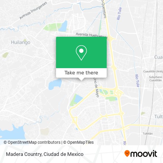 Madera Country map