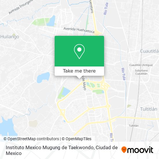 Mapa de Instituto Mexico Mugung de Taekwondo