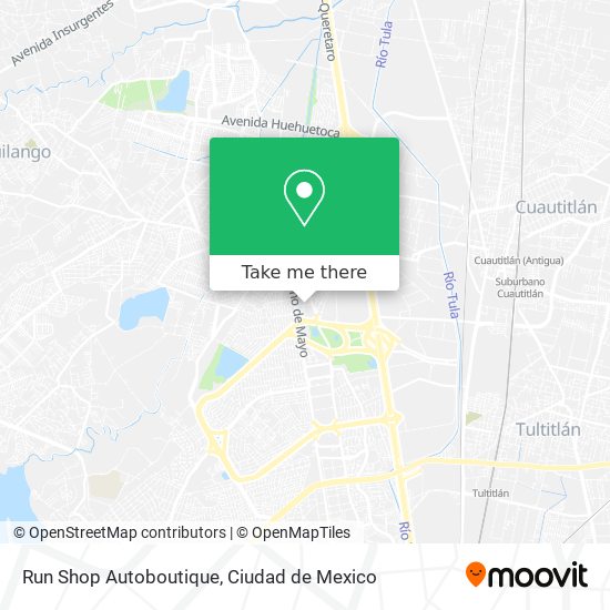 Run Shop Autoboutique map