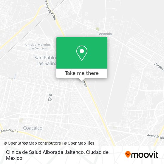 Clinica de Salud Alborada Jaltenco map