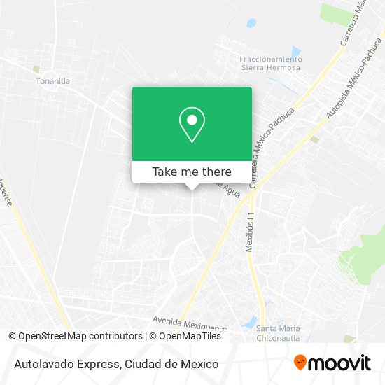 Autolavado Express map