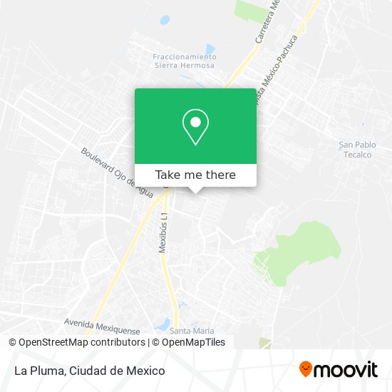 La Pluma map