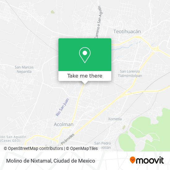 Molino de Nixtamal map