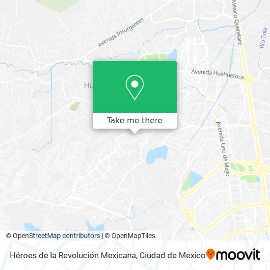Mapa de Héroes de la Revolución Mexicana