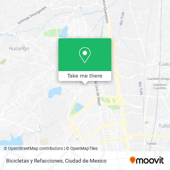 Mapa de Bicicletas y Refacciones