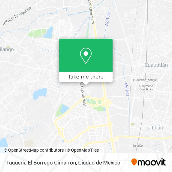 Taqueria El Borrego Cimarron map