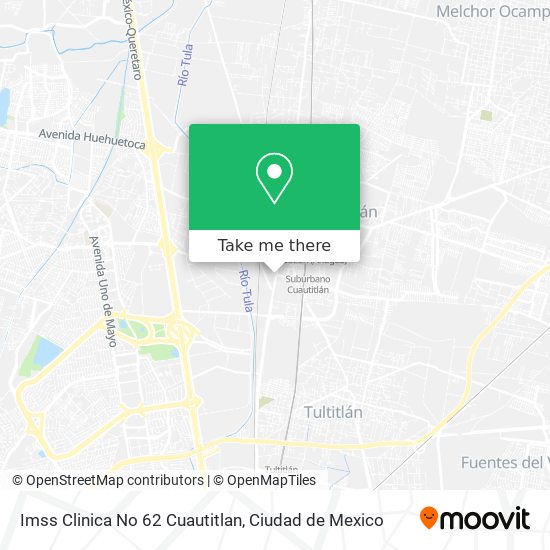 Imss Clinica No 62 Cuautitlan map