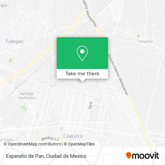 Expendio de Pan map