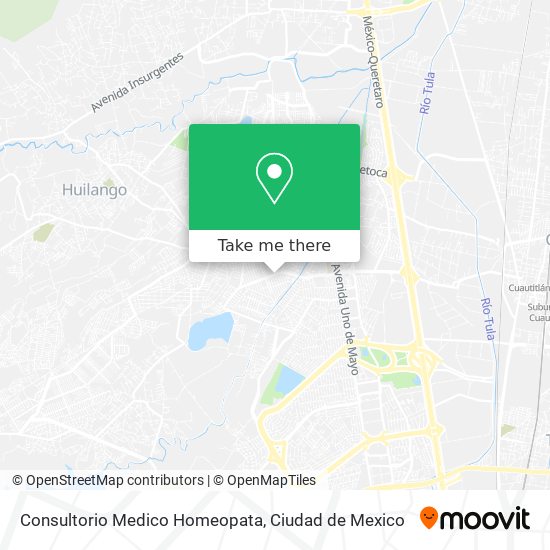 Mapa de Consultorio Medico Homeopata