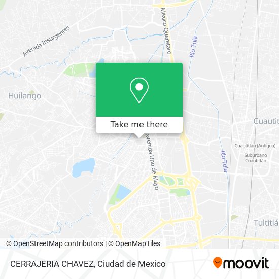 Mapa de CERRAJERIA CHAVEZ