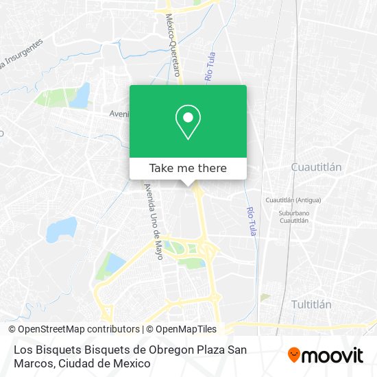 Los Bisquets Bisquets de Obregon Plaza San Marcos map