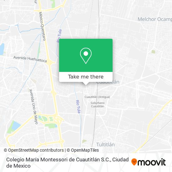 Colegio María Montessori de Cuautitlán S.C. map