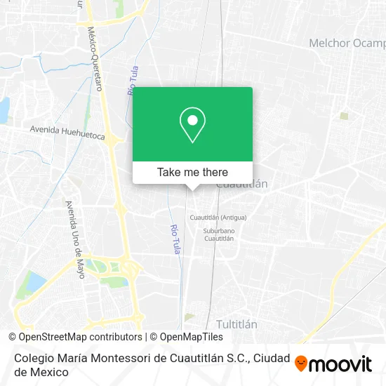 Colegio María Montessori de Cuautitlán S.C. map