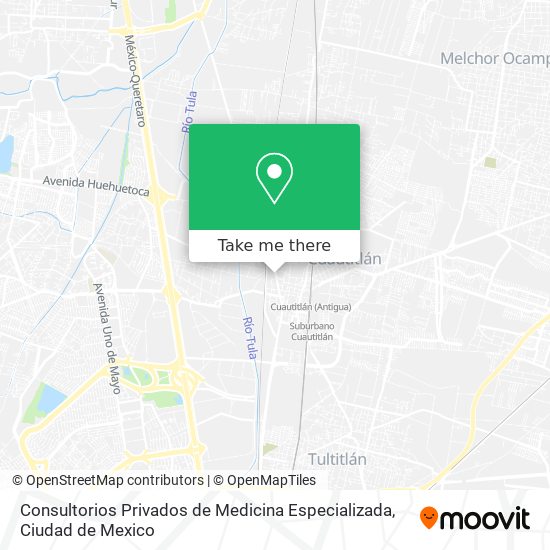 Consultorios Privados de Medicina Especializada map