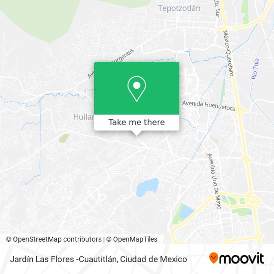 Jardín Las Flores -Cuautitlán map