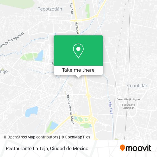 Restaurante La Teja map
