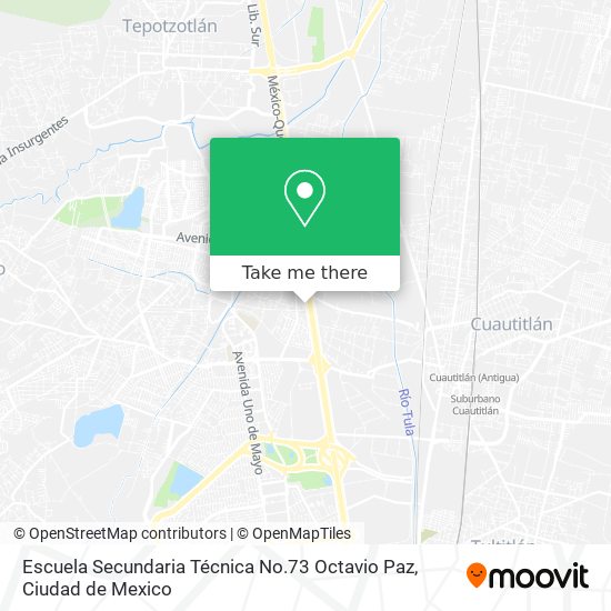 Escuela Secundaria Técnica No.73 Octavio Paz map