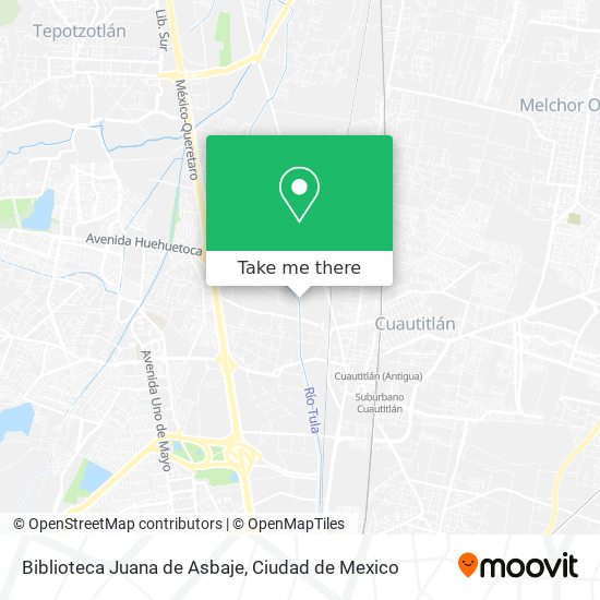 Mapa de Biblioteca Juana de Asbaje