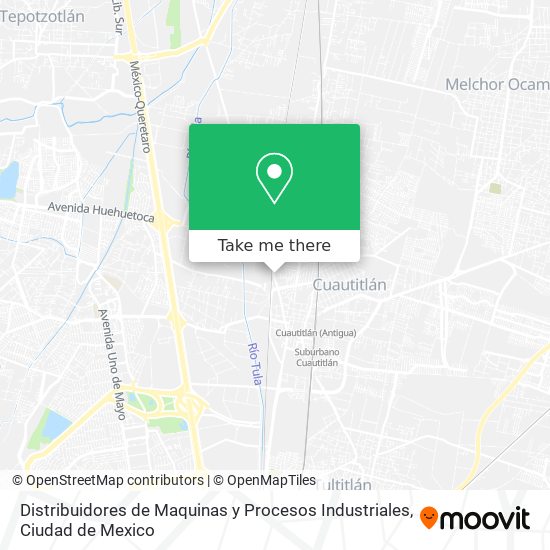 Distribuidores de Maquinas y Procesos Industriales map