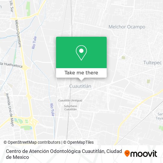 Centro de Atención Odontológica Cuautitlán map