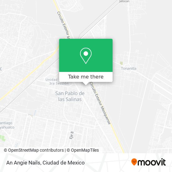 An Angie Nails map