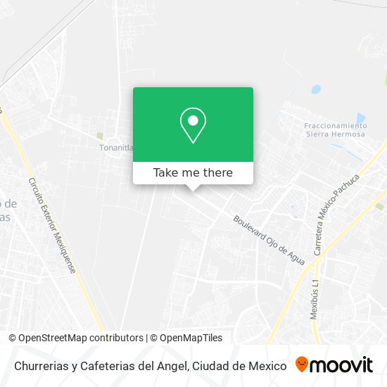 Churrerias y Cafeterias del Angel map