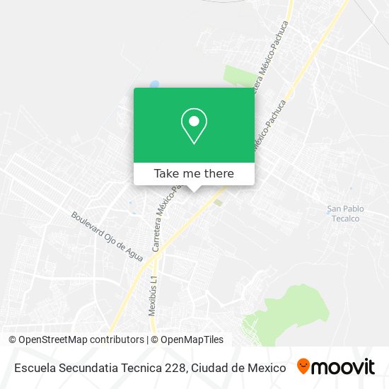 Mapa de Escuela Secundatia Tecnica 228