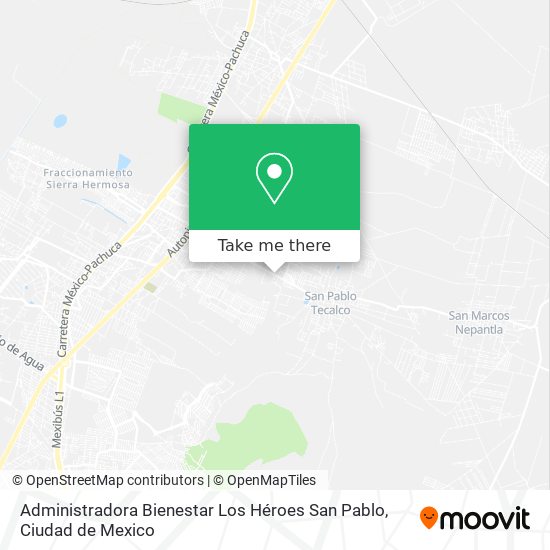 Mapa de Administradora Bienestar Los Héroes San Pablo