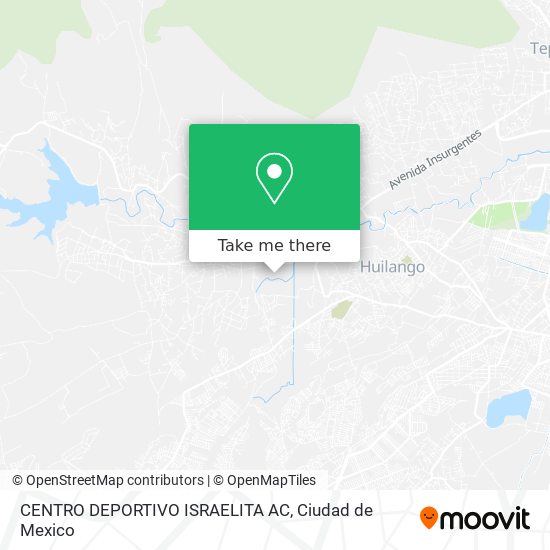 Mapa de CENTRO DEPORTIVO ISRAELITA AC