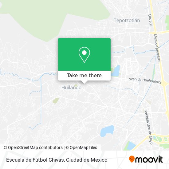 Escuela de Fútbol Chivas map