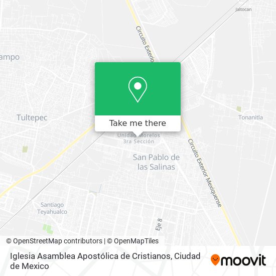 Mapa de Iglesia Asamblea Apostólica de Cristianos