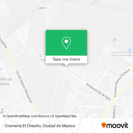 Cremería El Chesito map