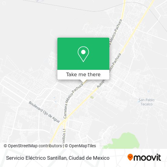 Servicio Eléctrico Santillan map