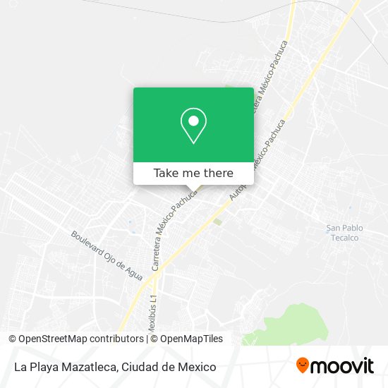 La Playa Mazatleca map