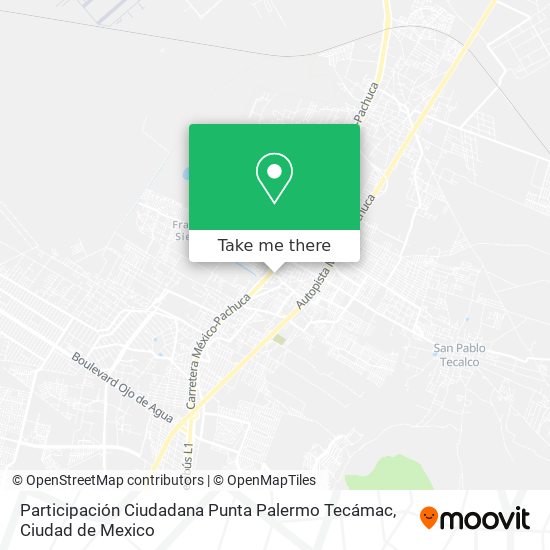 Mapa de Participación Ciudadana Punta Palermo Tecámac