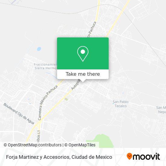 Mapa de Forja Martinez y Accesorios