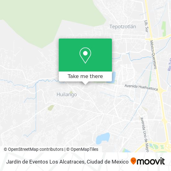 Mapa de Jardín de Eventos Los Alcatraces