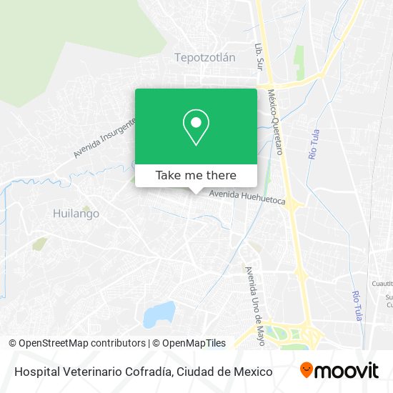 Mapa de Hospital Veterinario Cofradía