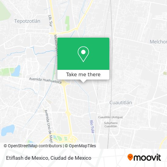 Etiflash de Mexico map